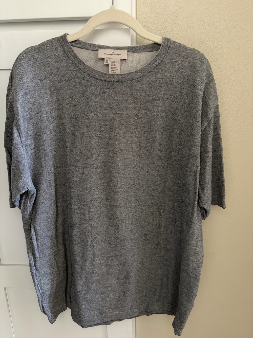 Ermenegildo Zegna men’s knitted t-shirt size 50 (M)